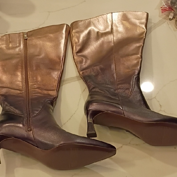 Naturalizer Duplica Deesha Ombre Women's Sz 8 Wide / XW Calf Boots Leather - Picture 3 of 10